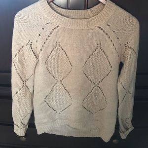 Beige sweater from Nordstrom
